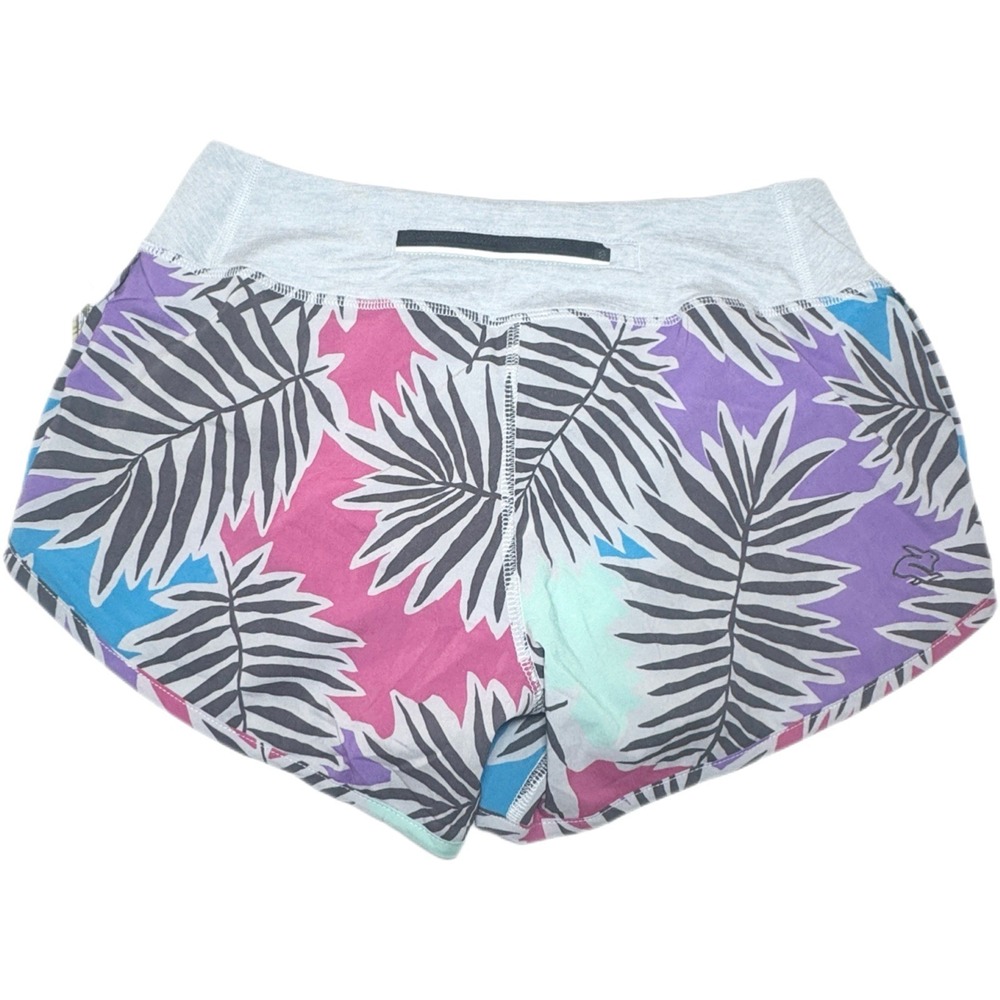Rabbit Running Shorts Womens Small Hopper 4" Lined Colorful Lightweight Stretch - Picture 2 of 10